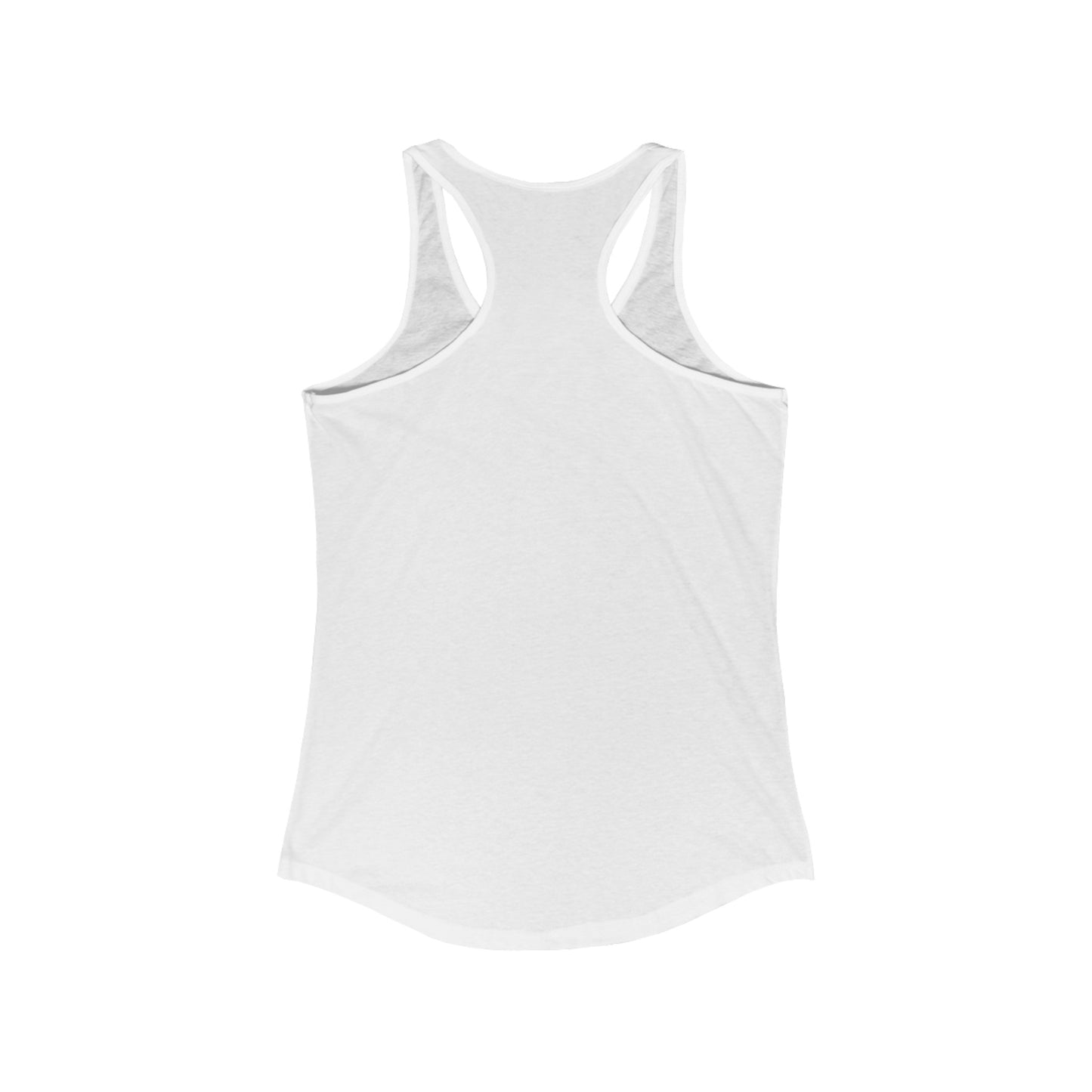 Racerback Tank-Top, Marassa veve, Black on  White