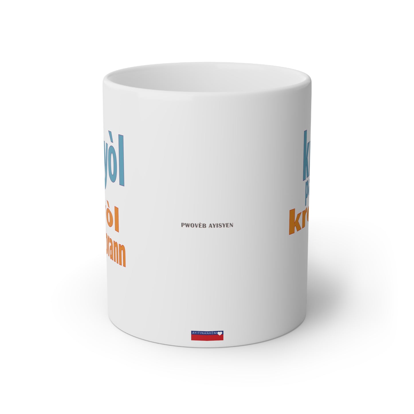 "KREYÒL PALE, KREYÒL KONPRANN" #2 <> Haiti mug