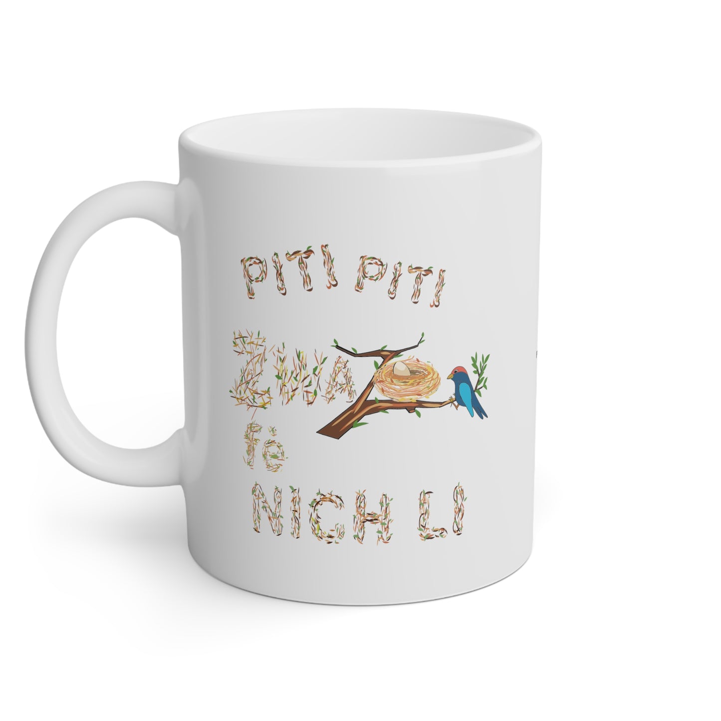 "PITI PITI ZWAZO FÈ NICH LI" <> Haiti mug