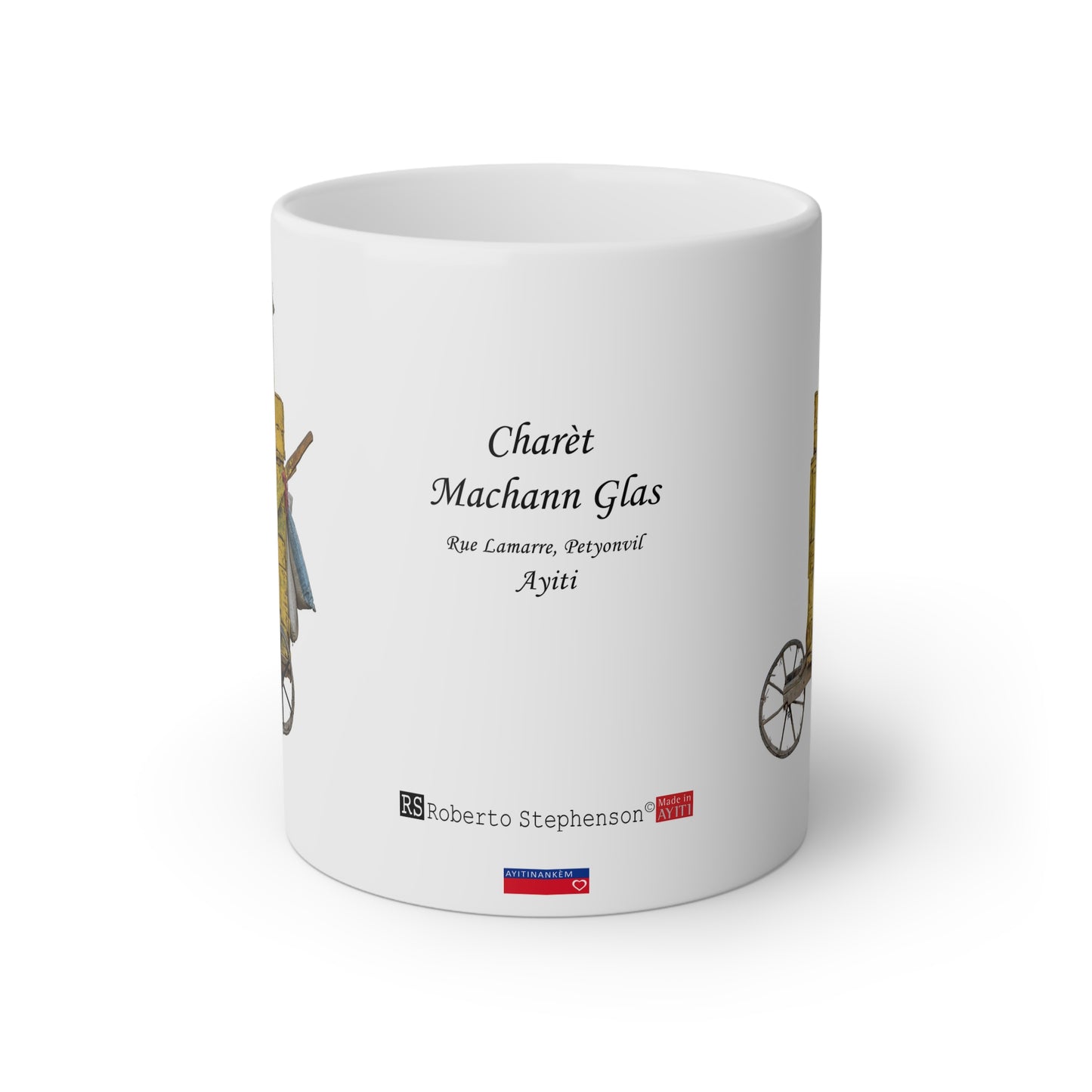 Mug Haiti <> Charèt Machann Glas