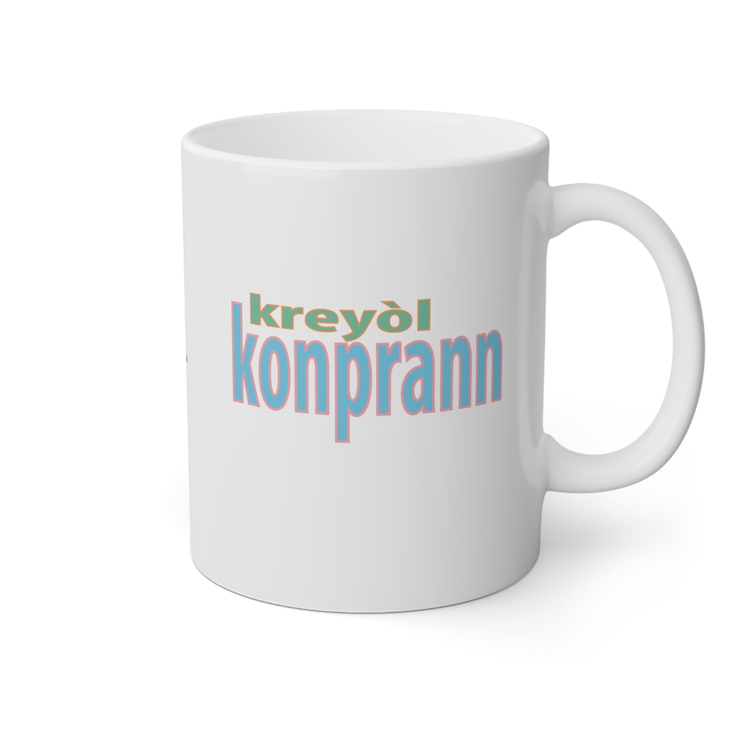 Mug Haïti Pwovèb - kreyòl pâle, kreyòl konprann