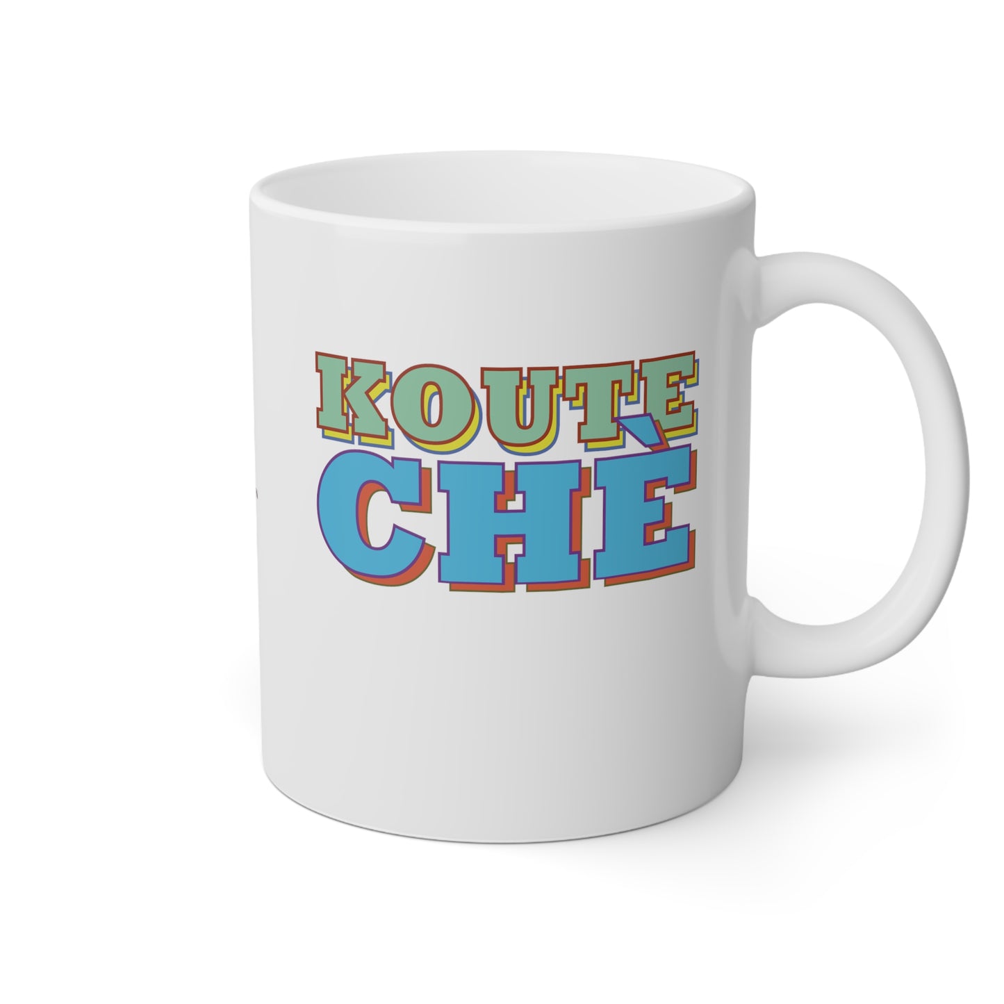 Mug Haïti Pwovèb - Santi bon koute chè