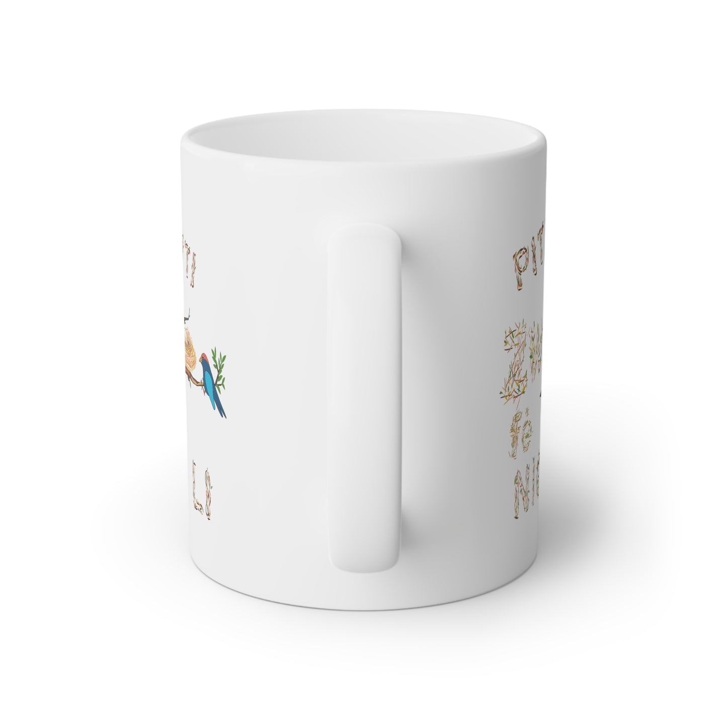 Mug Haïti Pwovèb - Piti piti zwazo fè nich li