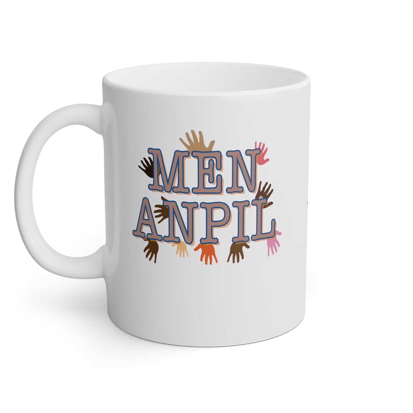 "MEN ANPIL CHAY PA LOU" <> Haiti mug