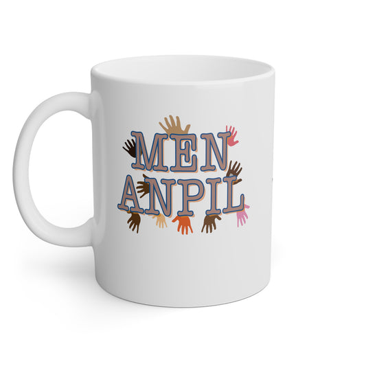 "MEN ANPIL CHAY PA LOU" <> Haiti mug