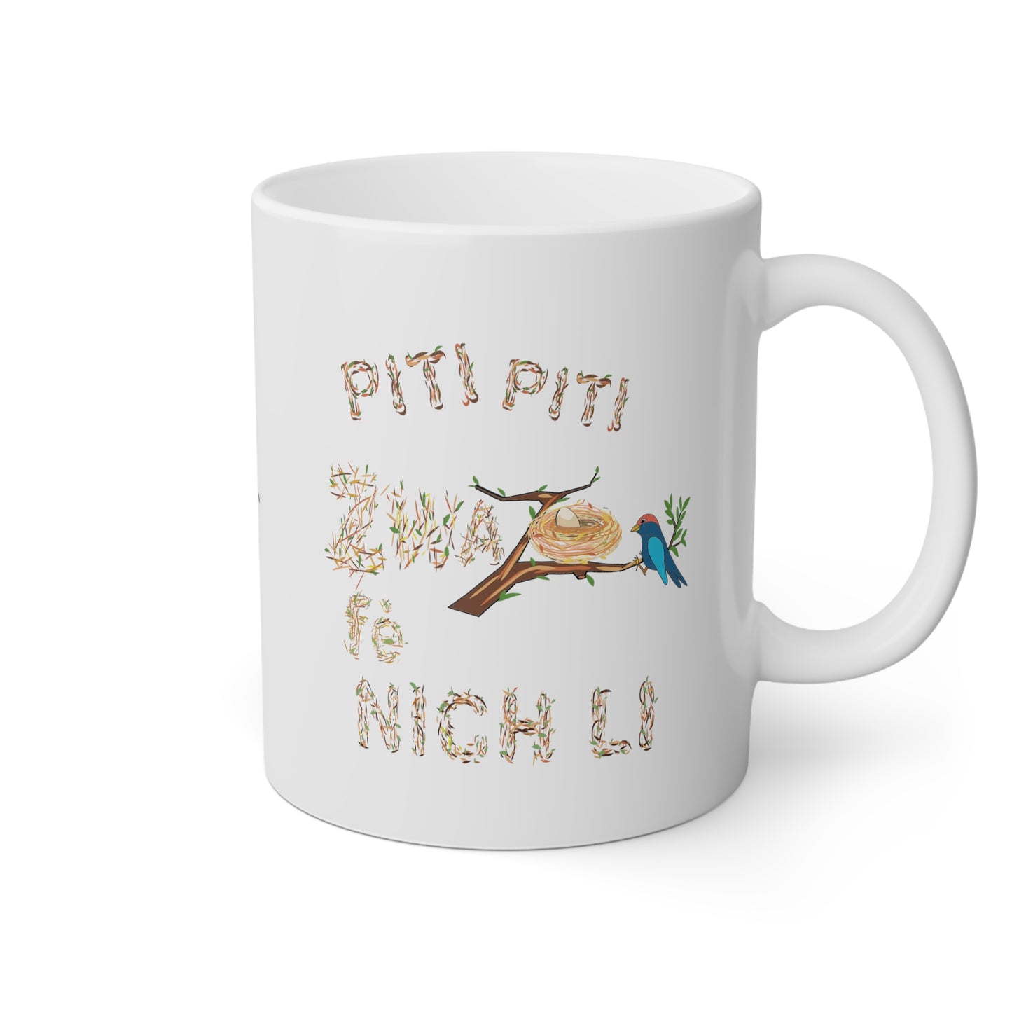 "PITI PITI ZWAZO FÈ NICH LI" <> Haiti mug